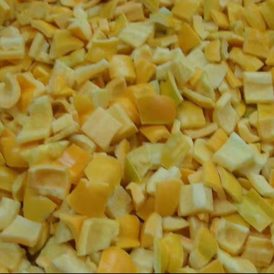Organic IQF Frozen Yellow Sweet Bell Pepper Strips Sliced Dice Cubes Freezing Healthy Natural Chinese