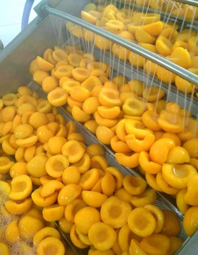 IQF Biologique Jaune P&ecirc;che &agrave; moiti&eacute; Fruits surgel&eacute;s Go&ucirc;t sucr&eacute; en vrac Emball&eacute; P&acirc;tes d'eau conserv&eacute;es Cube entiers Dose &agrave; moiti&eacute; Disponible 6