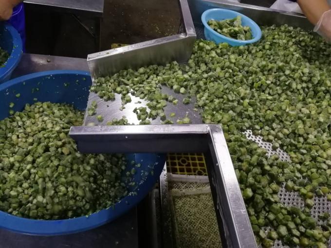 Fournitures chinoises de meilleure qualit&eacute; bon prix Iqf l&eacute;gumes surgel&eacute;s Okra Gumbo entier 5