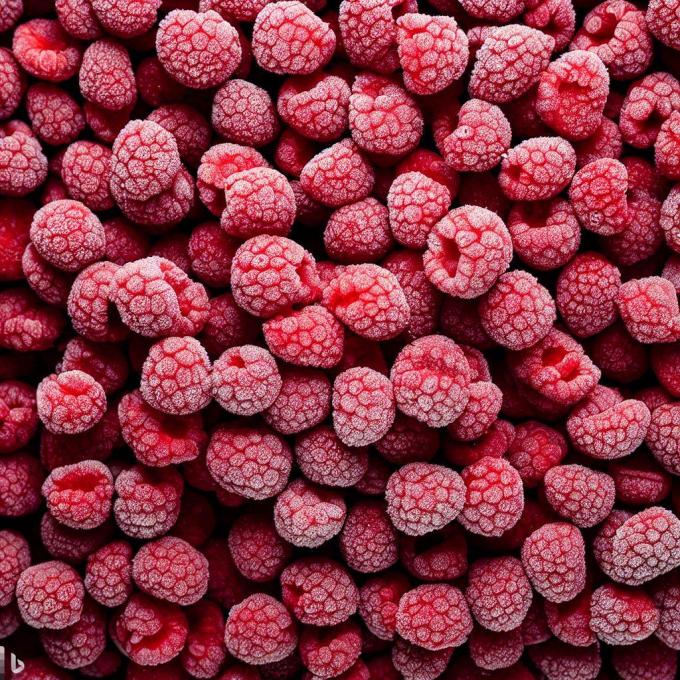 Framboises congel&eacute;es en vrac de haute qualit&eacute; Framboises congel&eacute;es en vrac Emballage de fruits 1
