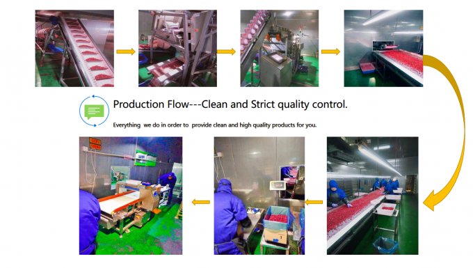 BRC, CASHER, HALAL, IFS, BSCI Confiture de fruits surgel&eacute;s de canneberges et d'airelles IQF 100% naturelle, emballage en vrac avec une dur&eacute;e de conservation de 2 ans en seau 3