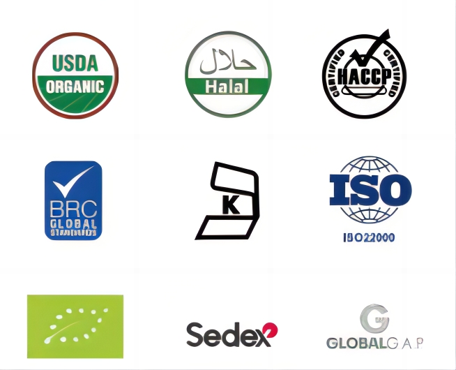 Prix d'usine des produits chauds Couleur blanche Certificats BRC HACCP L&eacute;gumes surgel&eacute;s IQF Ail biologique 6