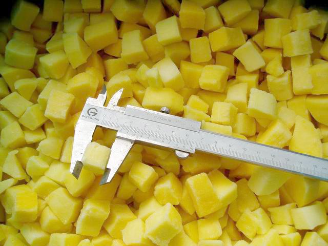 Prix des tranches de mangue surgel&eacute;es 1