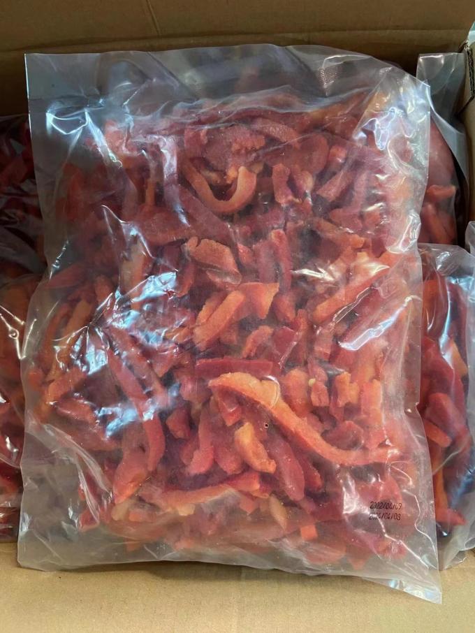 Fabrication professionnelle de qualit&eacute; certifi&eacute;e par IQF Red Bell Pepper Strips surgel&eacute;es 3