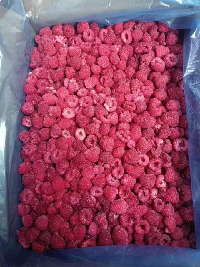 Framboises fra&icirc;ches congel&eacute;es de haute qualit&eacute;, s&eacute;lectionn&eacute;es pour leur go&ucirc;t sucr&eacute;, pour les jus, les desserts, les milkshakes. 0